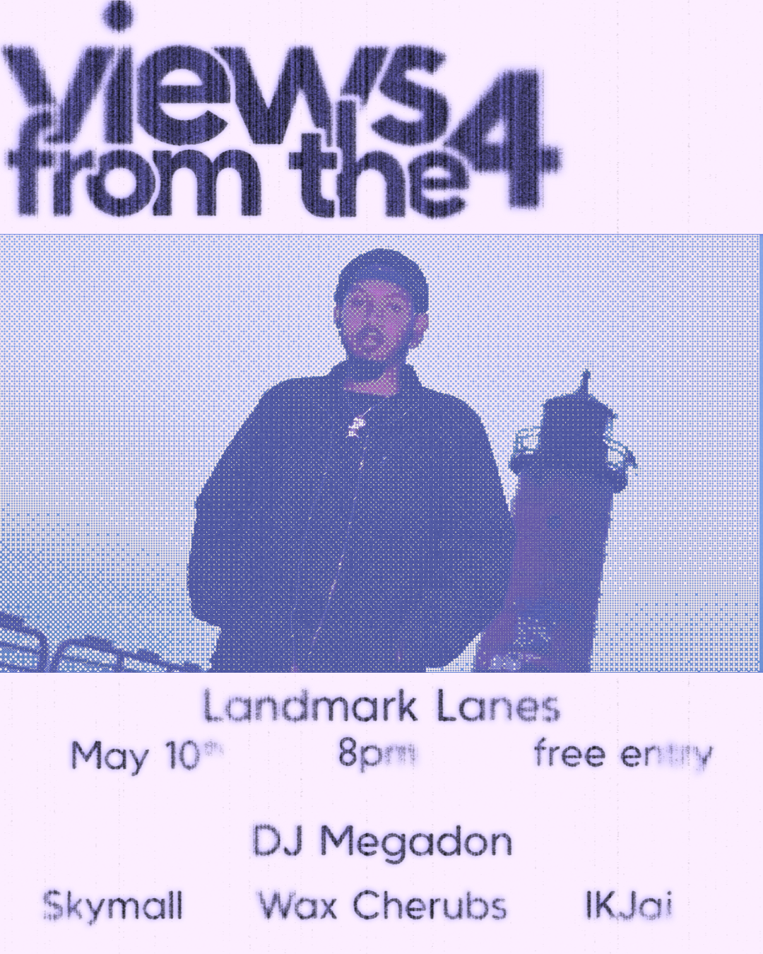 Flyer for Landmark Lanes event